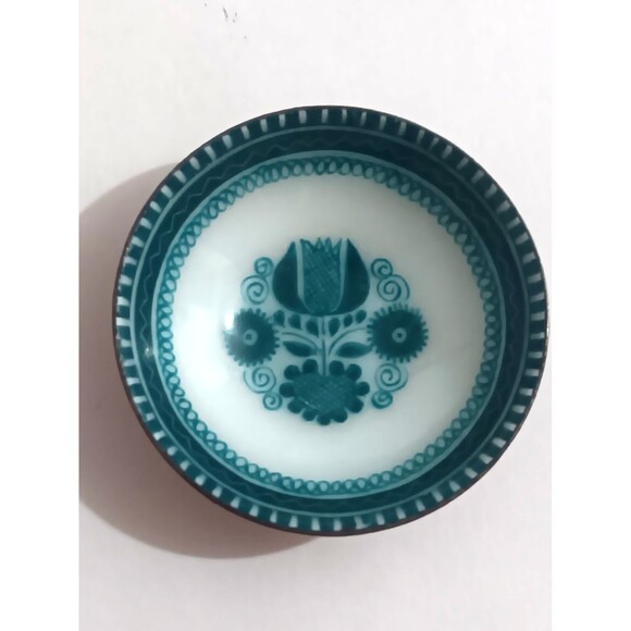 Steinbock Austria Hand Made Enameled Trinket or Spice Bowl's Set of 3 - Picture 2 of 8